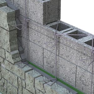 Tie-HVR 190V Adjustable Anchor System for Rubble Stone